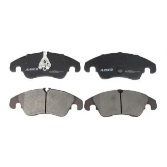 Jeu de 4 plaquettes de frein avant ABE C1A045ABE