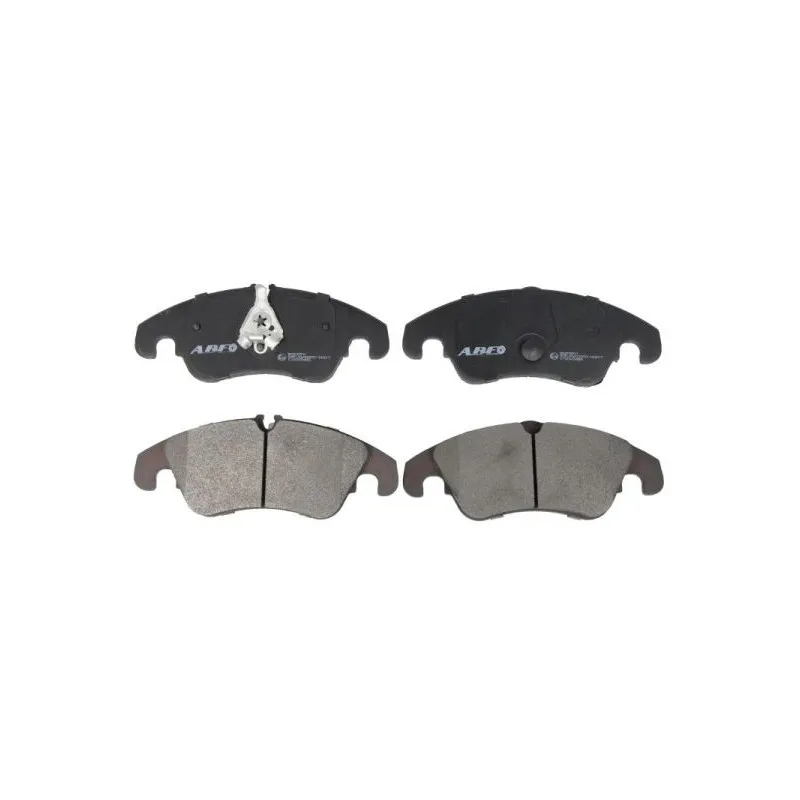Jeu de 4 plaquettes de frein avant ABE C1A045ABE