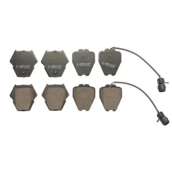 Jeu de 4 plaquettes de frein avant ABE C1A049ABE