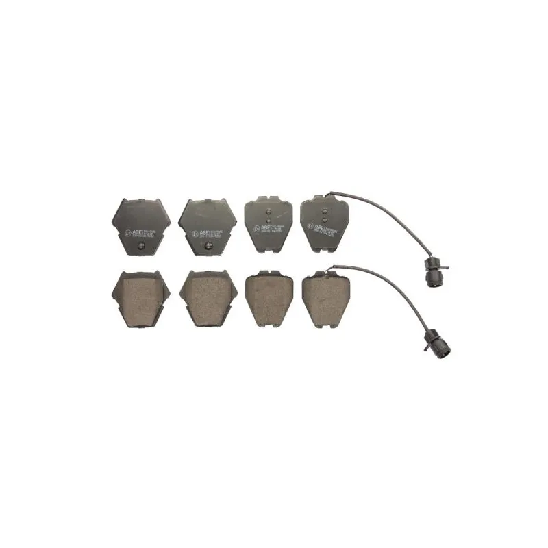 Jeu de 4 plaquettes de frein avant ABE C1A049ABE