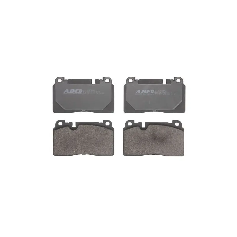 Jeu de 4 plaquettes de frein avant ABE C1A055ABE