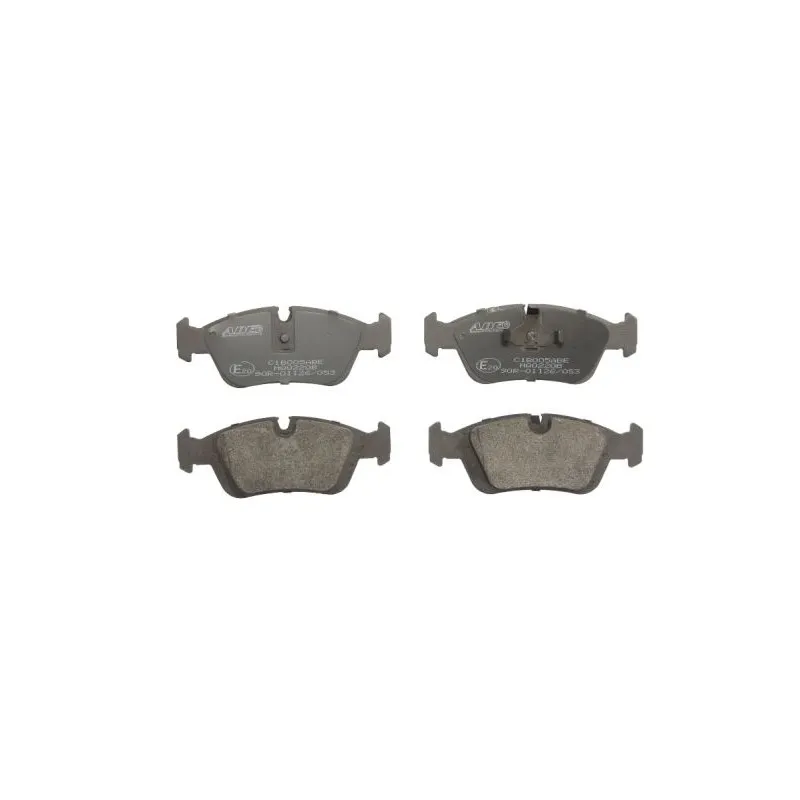 Jeu de 4 plaquettes de frein avant ABE C1B005ABE