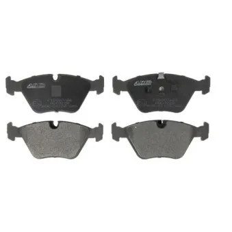 Jeu de 4 plaquettes de frein avant ABE C1B007ABE