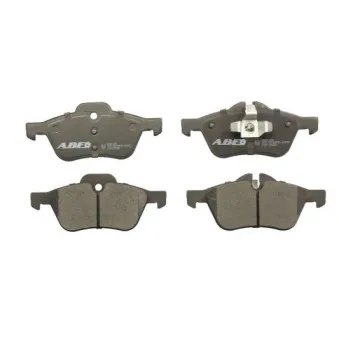 Jeu de 4 plaquettes de frein avant ABE C1B018ABE