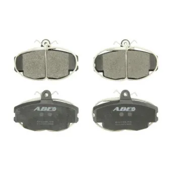 Jeu de 4 plaquettes de frein avant ABE C1C001ABE