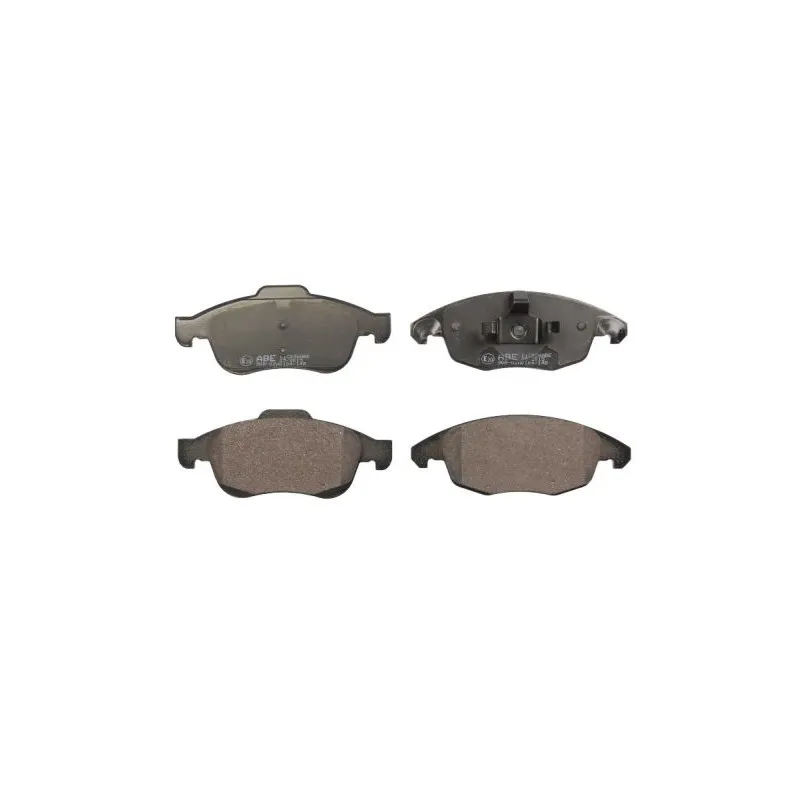 Jeu de 4 plaquettes de frein avant ABE C1C056ABE