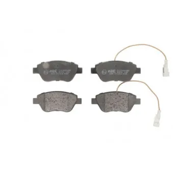Jeu de 4 plaquettes de frein avant ABE C1C060ABE
