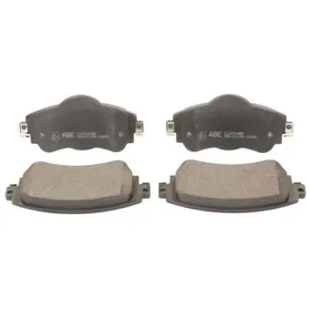 Jeu de 4 plaquettes de frein avant ABE C1C061ABE