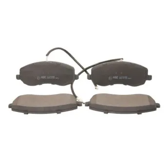 Jeu de 4 plaquettes de frein avant ABE C1C062ABE
