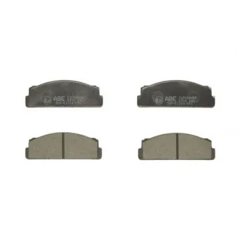 Jeu de 4 plaquettes de frein avant ABE C1F006ABE