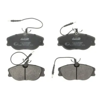 Jeu de 4 plaquettes de frein avant ABE C1F009ABE