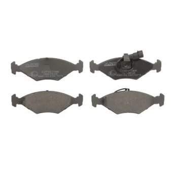 Jeu de 4 plaquettes de frein avant ABE C1F017ABE