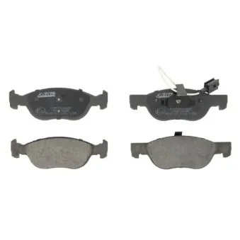 Jeu de 4 plaquettes de frein avant ABE C1F019ABE