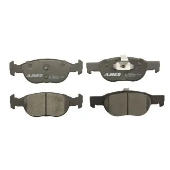 Jeu de 4 plaquettes de frein avant ABE C1F022ABE