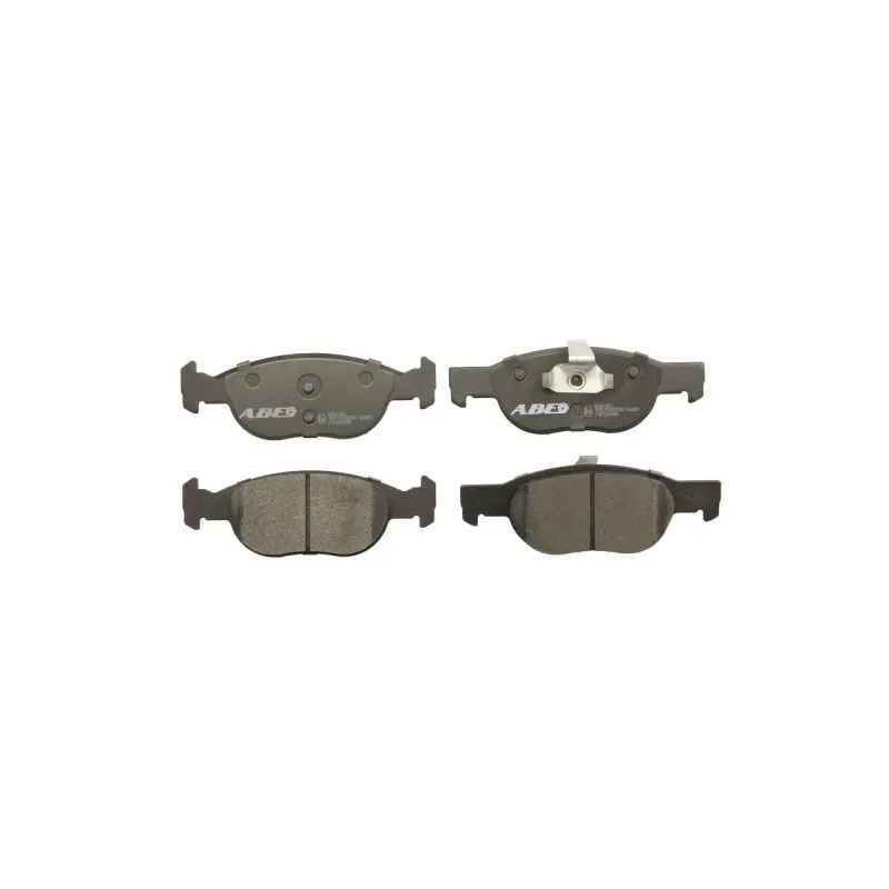 Jeu de 4 plaquettes de frein avant ABE C1F022ABE