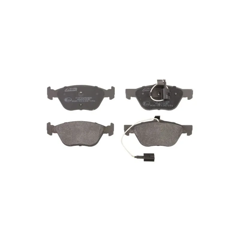 Jeu de 4 plaquettes de frein avant ABE C1F025ABE