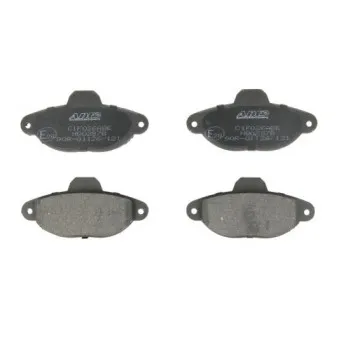Jeu de 4 plaquettes de frein avant ABE C1F026ABE