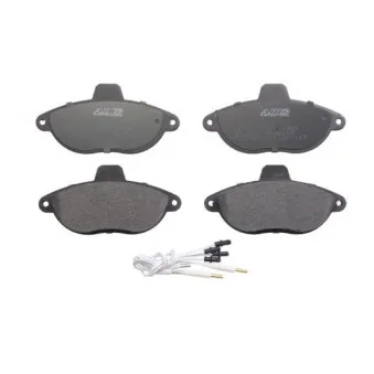 Jeu de 4 plaquettes de frein avant ABE C1F031ABE