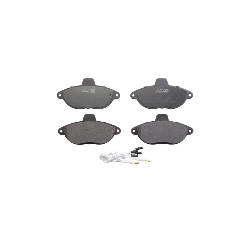 Jeu de 4 plaquettes de frein avant ABE C1F031ABE