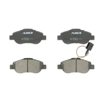 Jeu de 4 plaquettes de frein avant ABE C1F048ABE