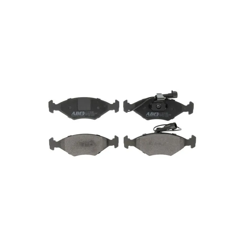 Jeu de 4 plaquettes de frein avant ABE C1F061ABE