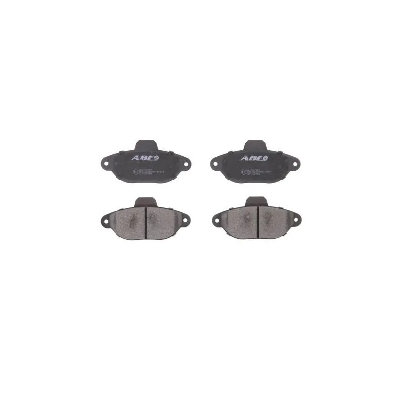 Jeu de 4 plaquettes de frein avant ABE C1F062ABE