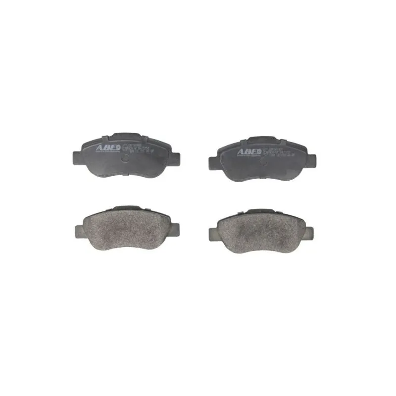 Jeu de 4 plaquettes de frein avant ABE C1F063ABE
