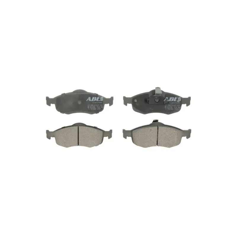 Jeu de 4 plaquettes de frein avant ABE C1G029ABE