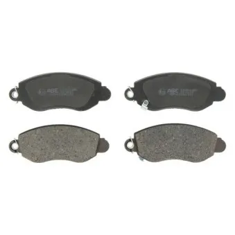 Jeu de 4 plaquettes de frein avant ABE C1G041ABE