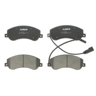 Jeu de 4 plaquettes de frein avant ABE C1G058ABE