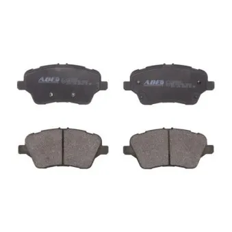 Jeu de 4 plaquettes de frein avant ABE C1G064ABE