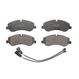 Jeu de 4 plaquettes de frein avant ABE C1G066ABE