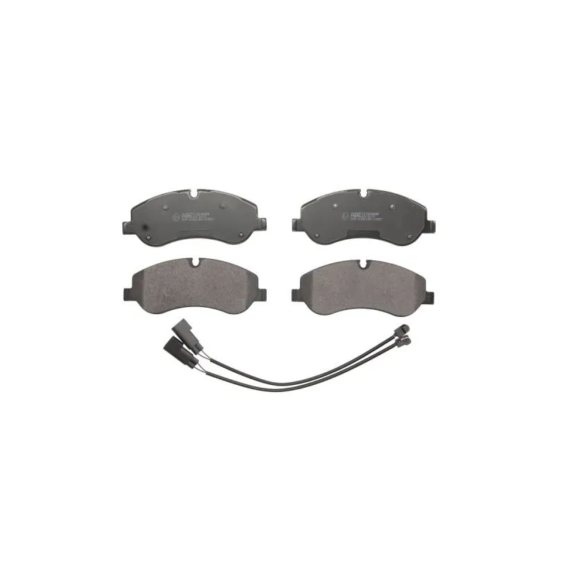 Jeu de 4 plaquettes de frein avant ABE C1G066ABE