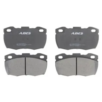 Jeu de 4 plaquettes de frein avant ABE C1I006ABE
