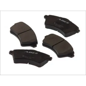 Jeu de 4 plaquettes de frein avant ABE C1I011ABE