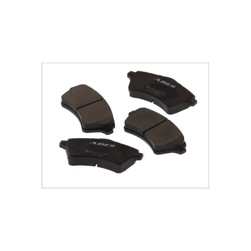 Jeu de 4 plaquettes de frein avant ABE C1I011ABE