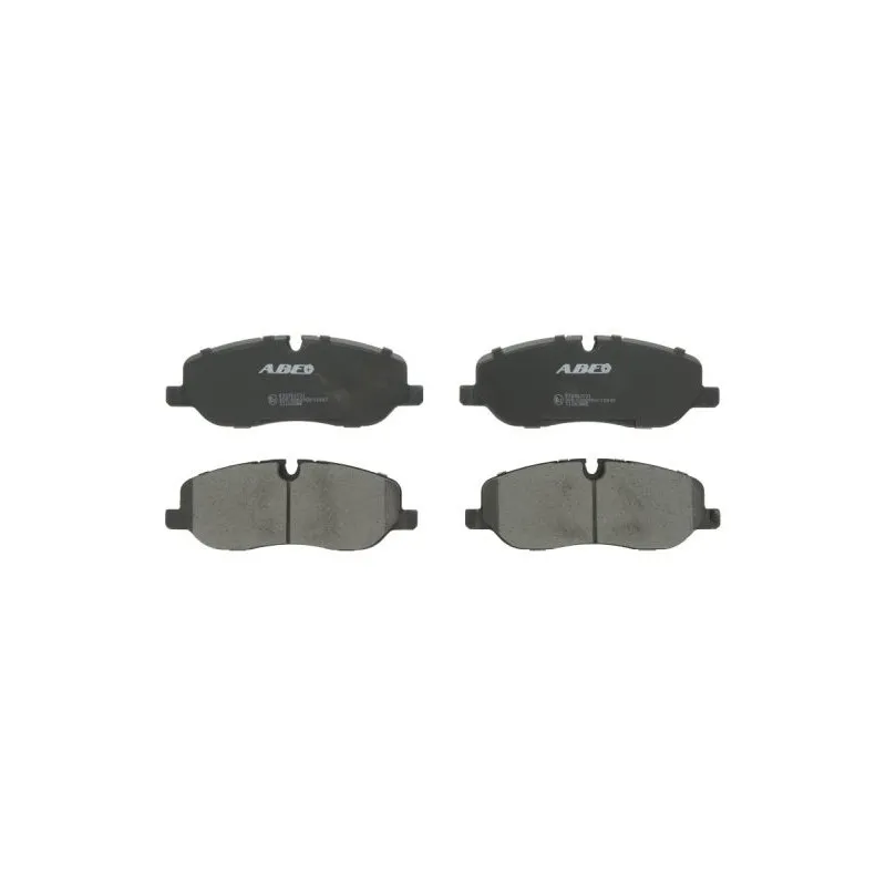 Jeu de 4 plaquettes de frein avant ABE C1I012ABE