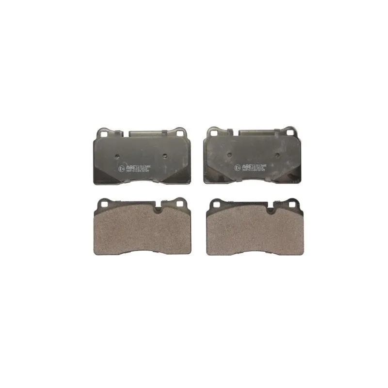 Jeu de 4 plaquettes de frein avant ABE C1I013ABE