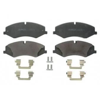 Jeu de 4 plaquettes de frein avant ABE C1I014ABE