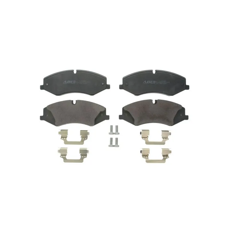 Jeu de 4 plaquettes de frein avant ABE C1I014ABE