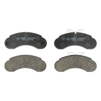 Jeu de 4 plaquettes de frein avant ABE C1M000ABE