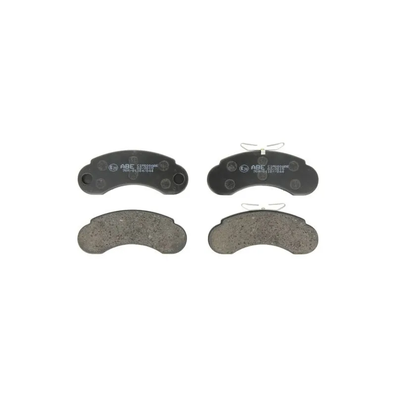 Jeu de 4 plaquettes de frein avant ABE C1M000ABE