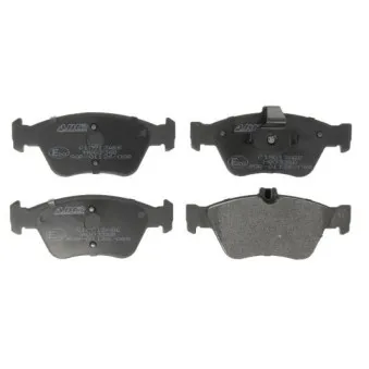 Jeu de 4 plaquettes de frein avant ABE C1M013ABE
