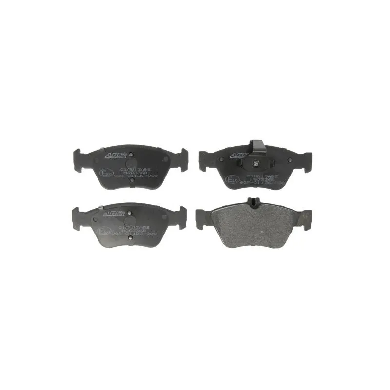 Jeu de 4 plaquettes de frein avant ABE C1M013ABE