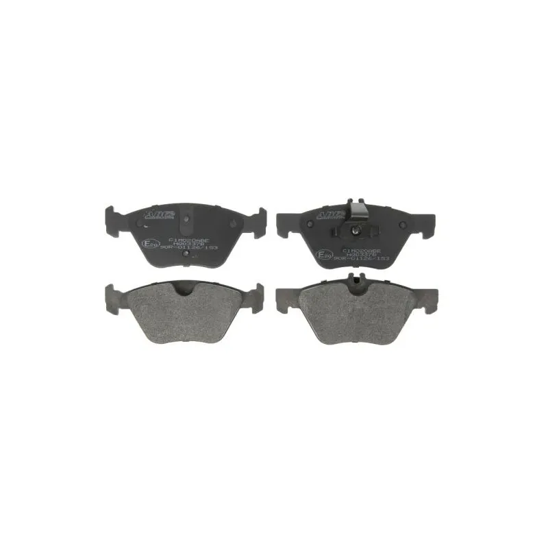 Jeu de 4 plaquettes de frein avant ABE C1M020ABE