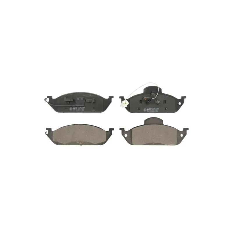 Jeu de 4 plaquettes de frein avant ABE C1M023ABE