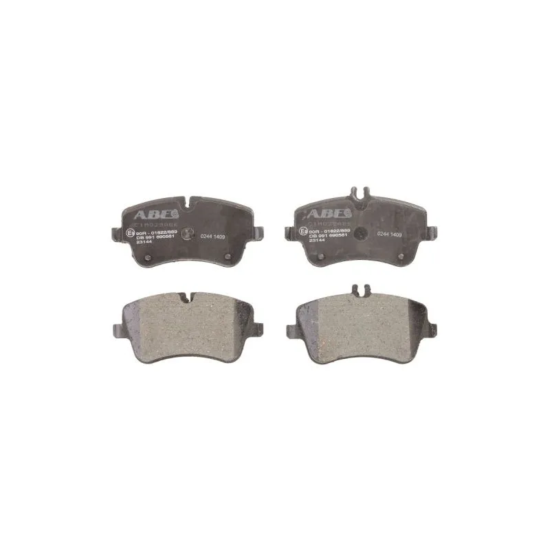 Jeu de 4 plaquettes de frein avant ABE C1M025ABE