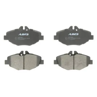 Jeu de 4 plaquettes de frein avant ABE C1M028ABE