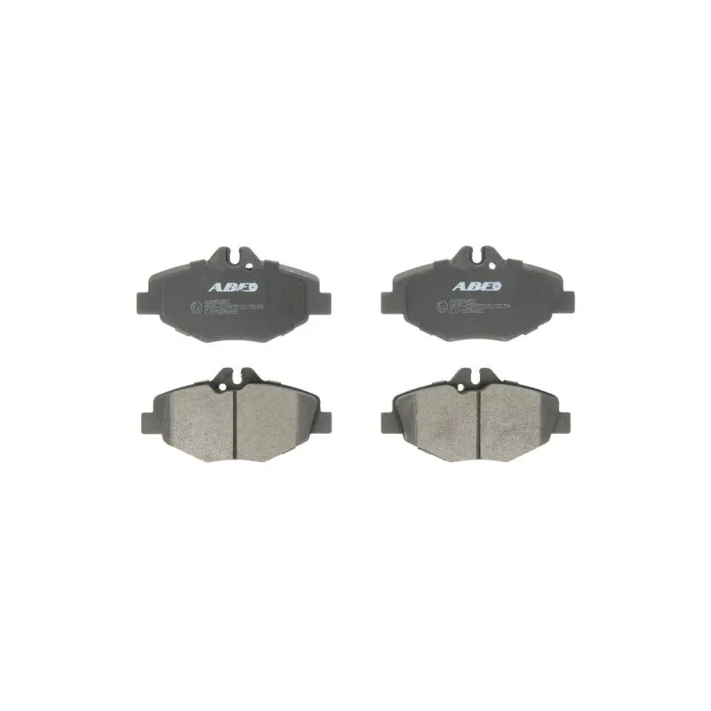 Jeu de 4 plaquettes de frein avant ABE C1M028ABE