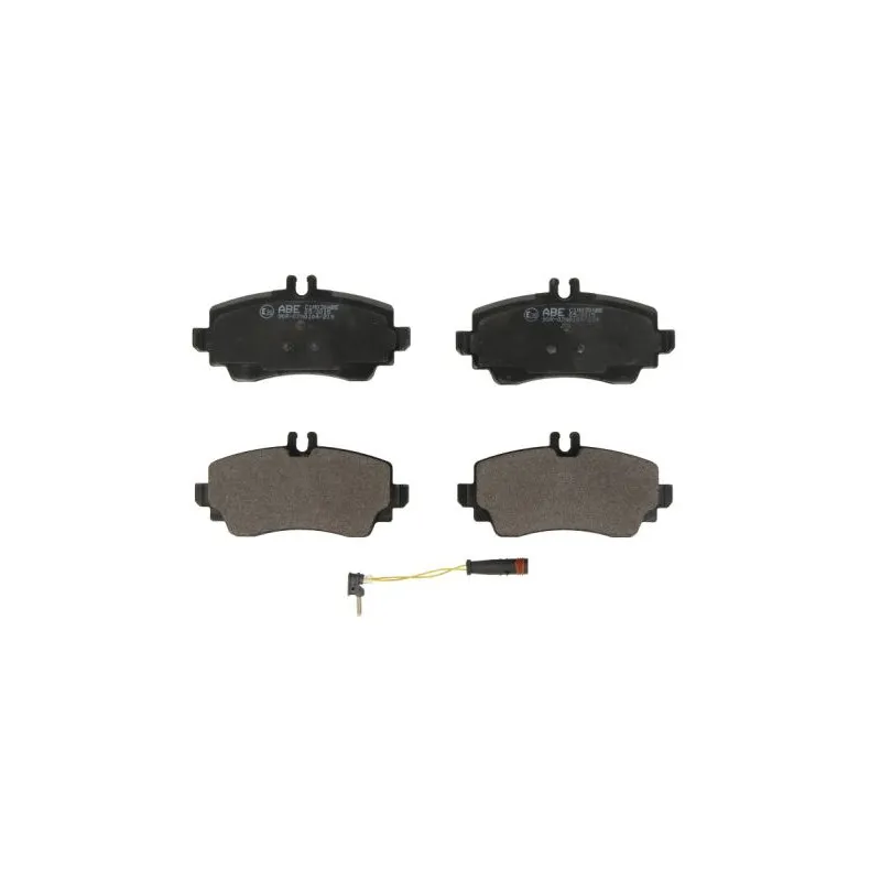 Jeu de 4 plaquettes de frein avant ABE C1M030ABE